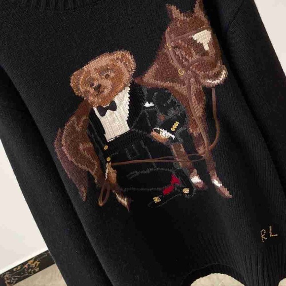Polo Ralph Lauren Polo Bear Wool Sweater - Picture 3 of 7